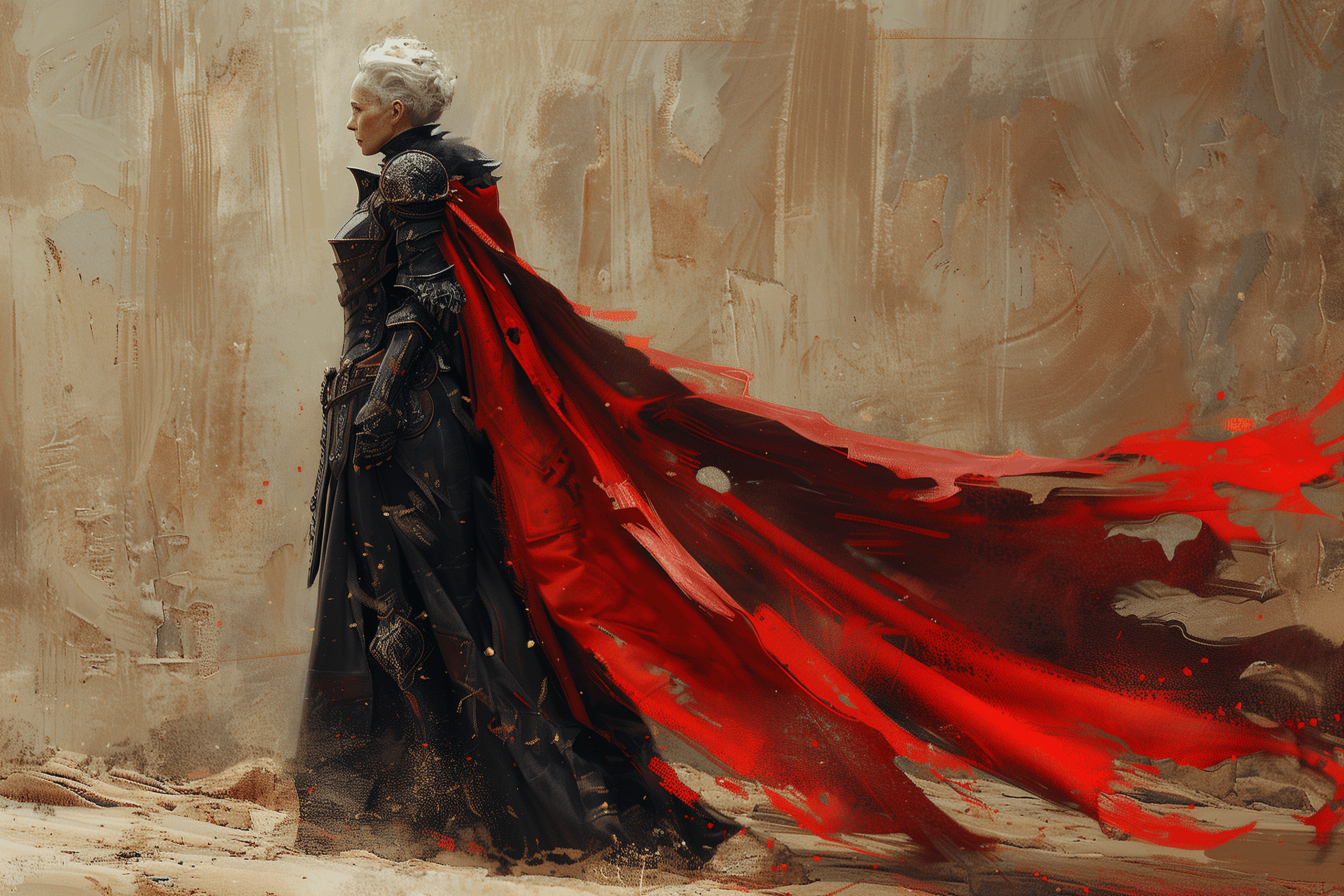 Dame with the Red Cloak (by the author, again)